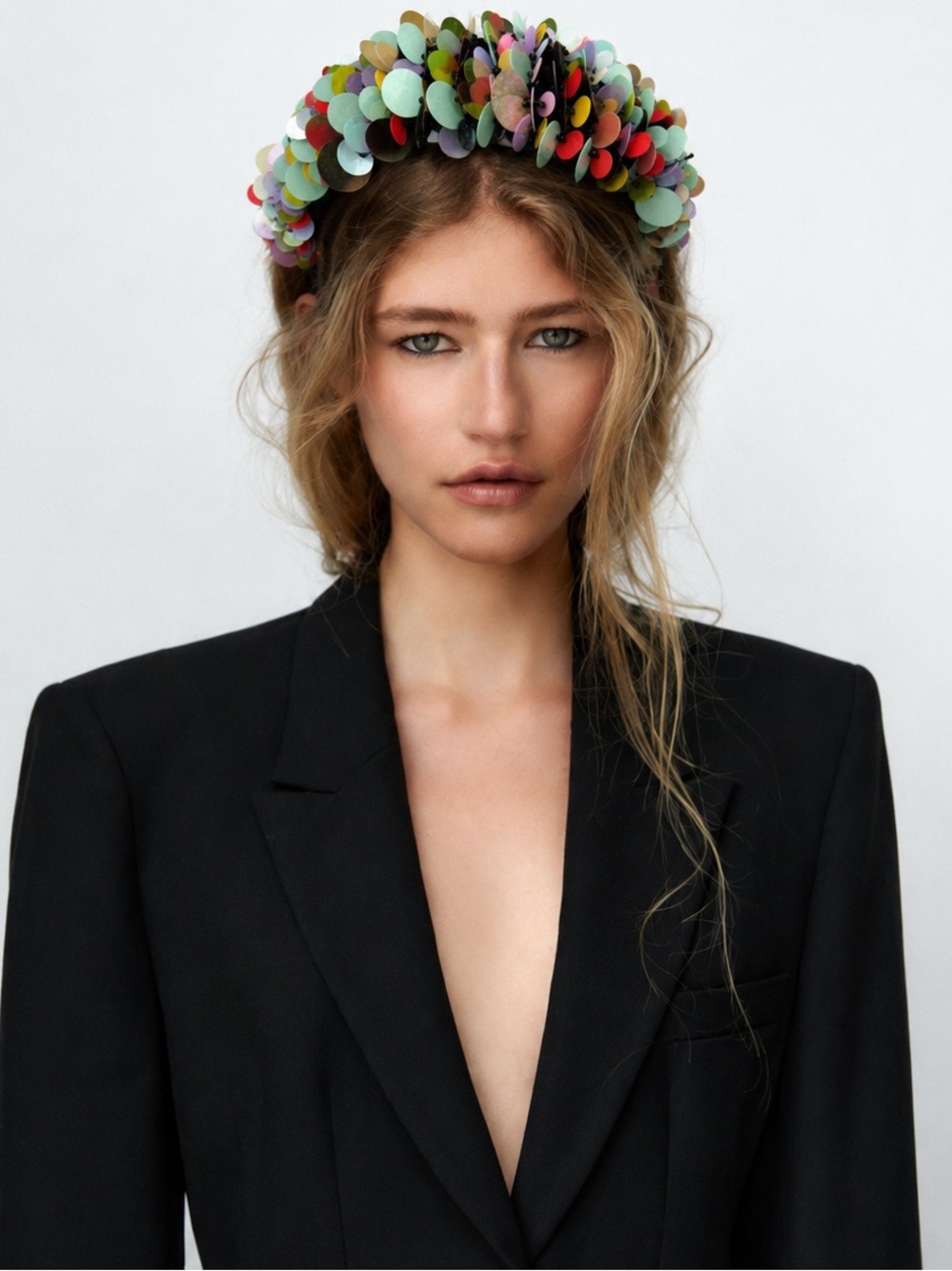 Zara Muticolor Mermaid Vibrant Sequin Headband